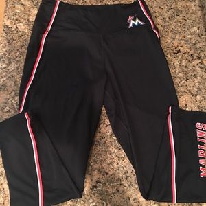 Pink VS Miami Marlin tights